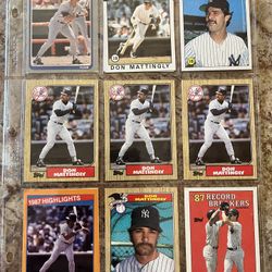 Baseball Card Don Mattingly