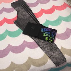 Adidas Tight and Shirt Medium For $20