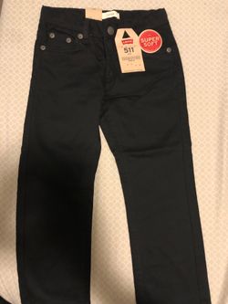 Levi’s little boys size 4 slim fit soft brushed pants