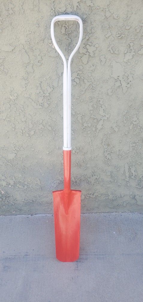 Garden Shovel for Planting , Trenches All Steel Handle & Grip 