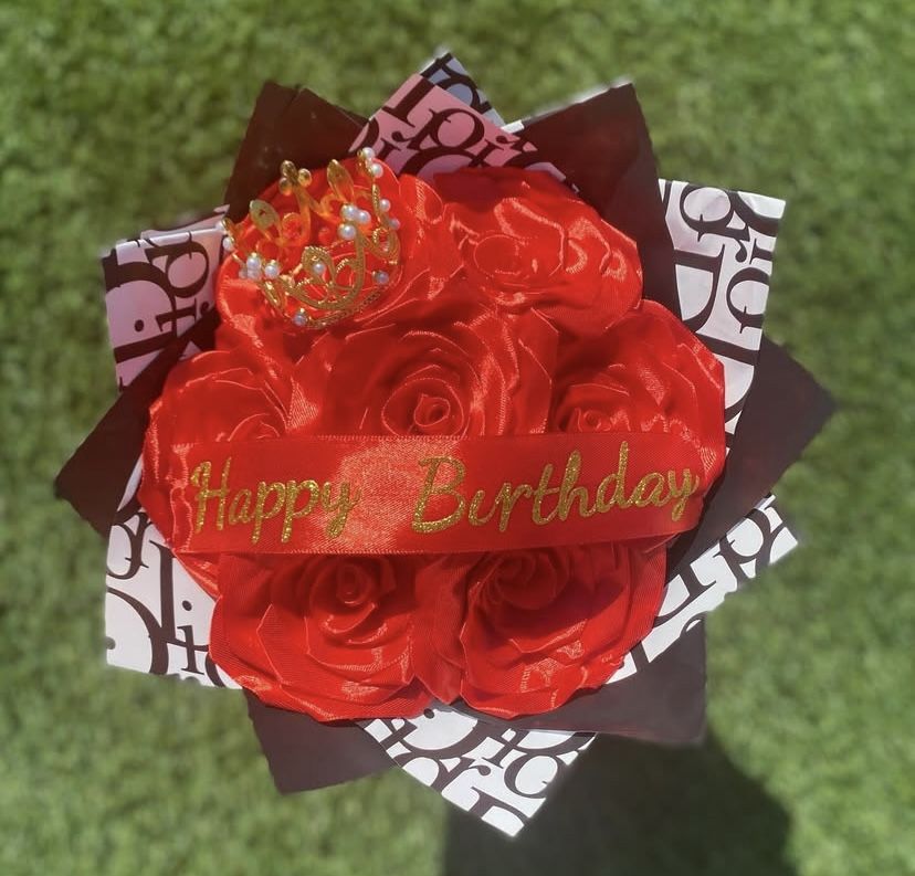 Red Ribbon Bouquet