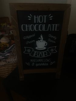 Hot coco sign ….Hobby lobby