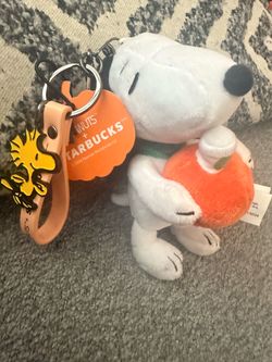 Peanuts x Starbucks Snoopy Plush Keychain