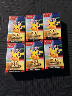 Pokemon 30th anniversary booster bundles