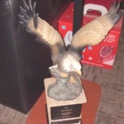 Super Rare Second Place Golfing Flying Eagle Trophy Deal