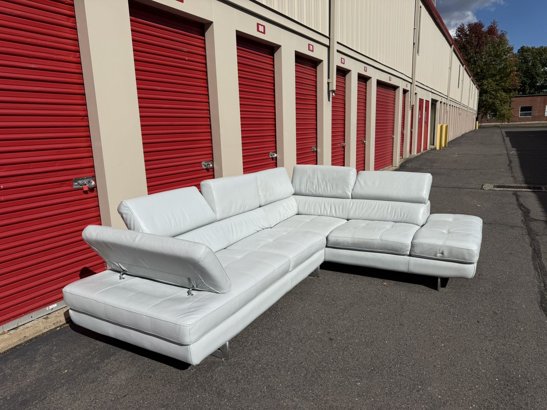 Italian Leather Sectional