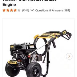 Dewalt 3600 Psi Cold Water Gas 