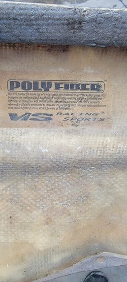 Fiber Glass Fender. Honda Year Unknown