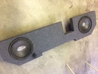 8” subwoofers/ custom box