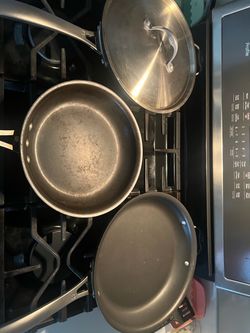 Set of hard anodized Calphalon