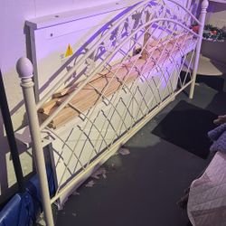 Metal King Size Frame-Goes Into Canopy. 