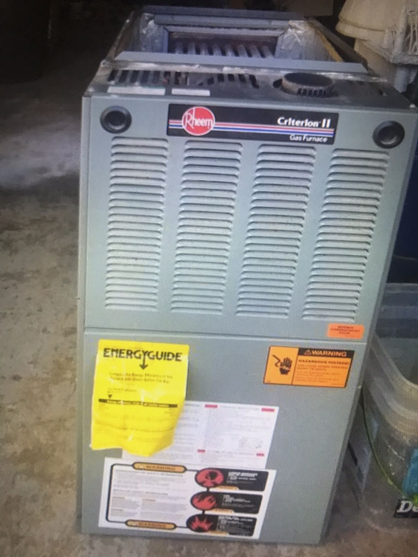 Rheem Criterion II Gas Furnace for Sale in Sugar Hill, GA - OfferUp