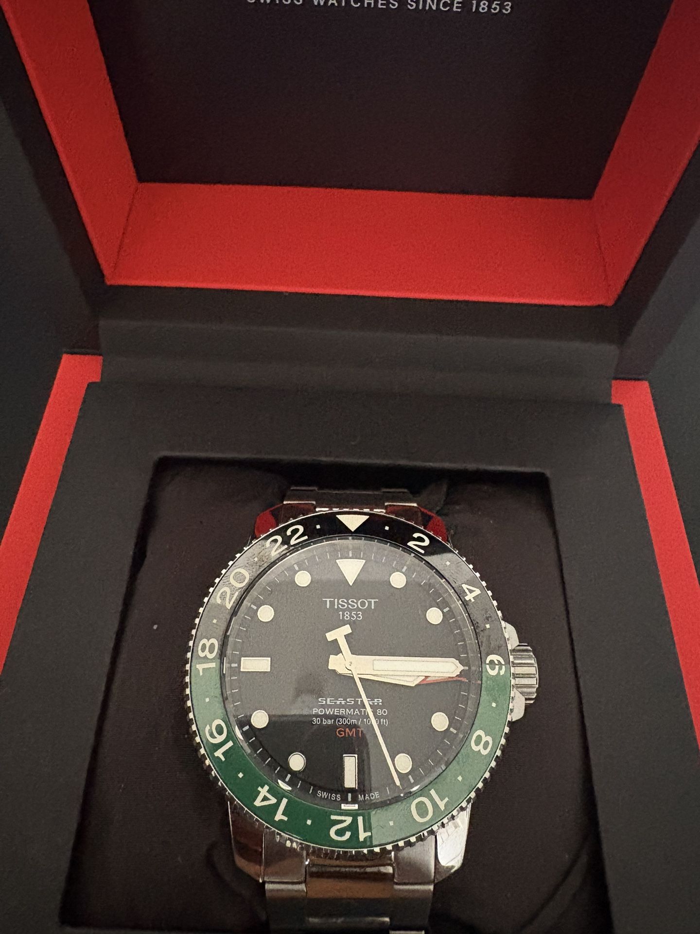 Tissot seastar powermatic 80 gmt