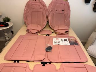 Universal Pink car seat covers front & back💖
