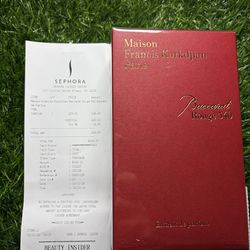 Baccarat rouge 540 (Read description)