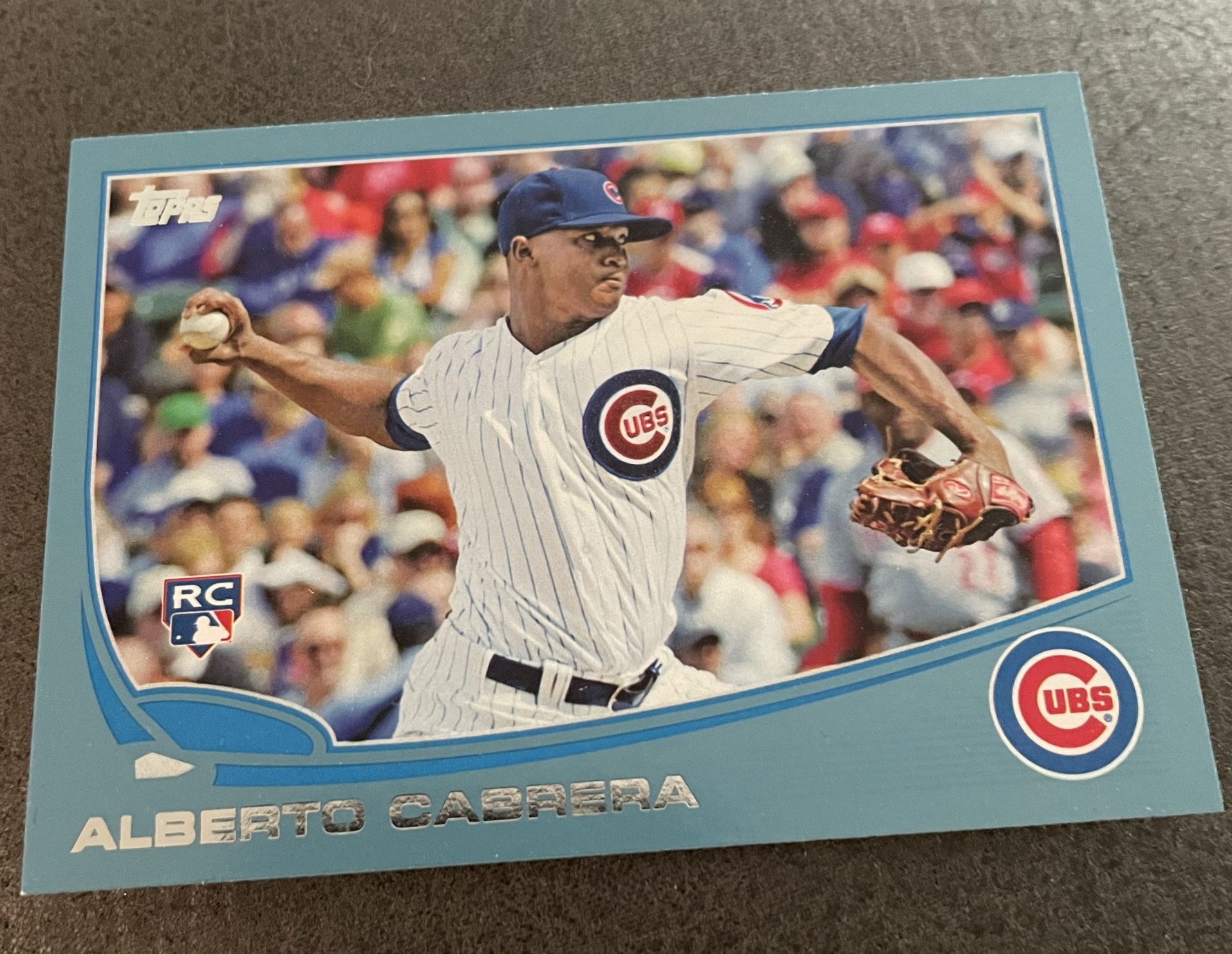 2013 Alberto Cabrera Topps Blue #534 Rookie card