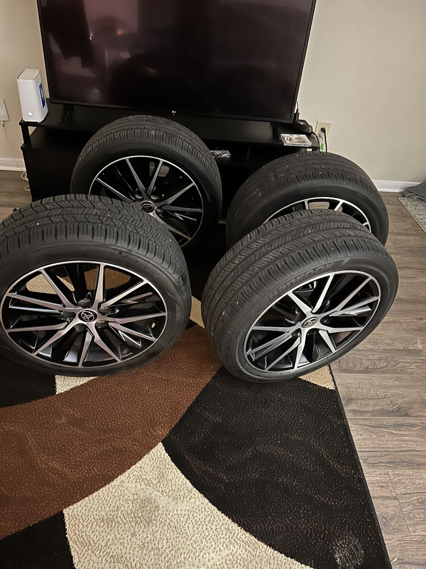 4 Toyota Camry Rims and Tires size 18