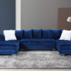 Three piece sectional sofa set
