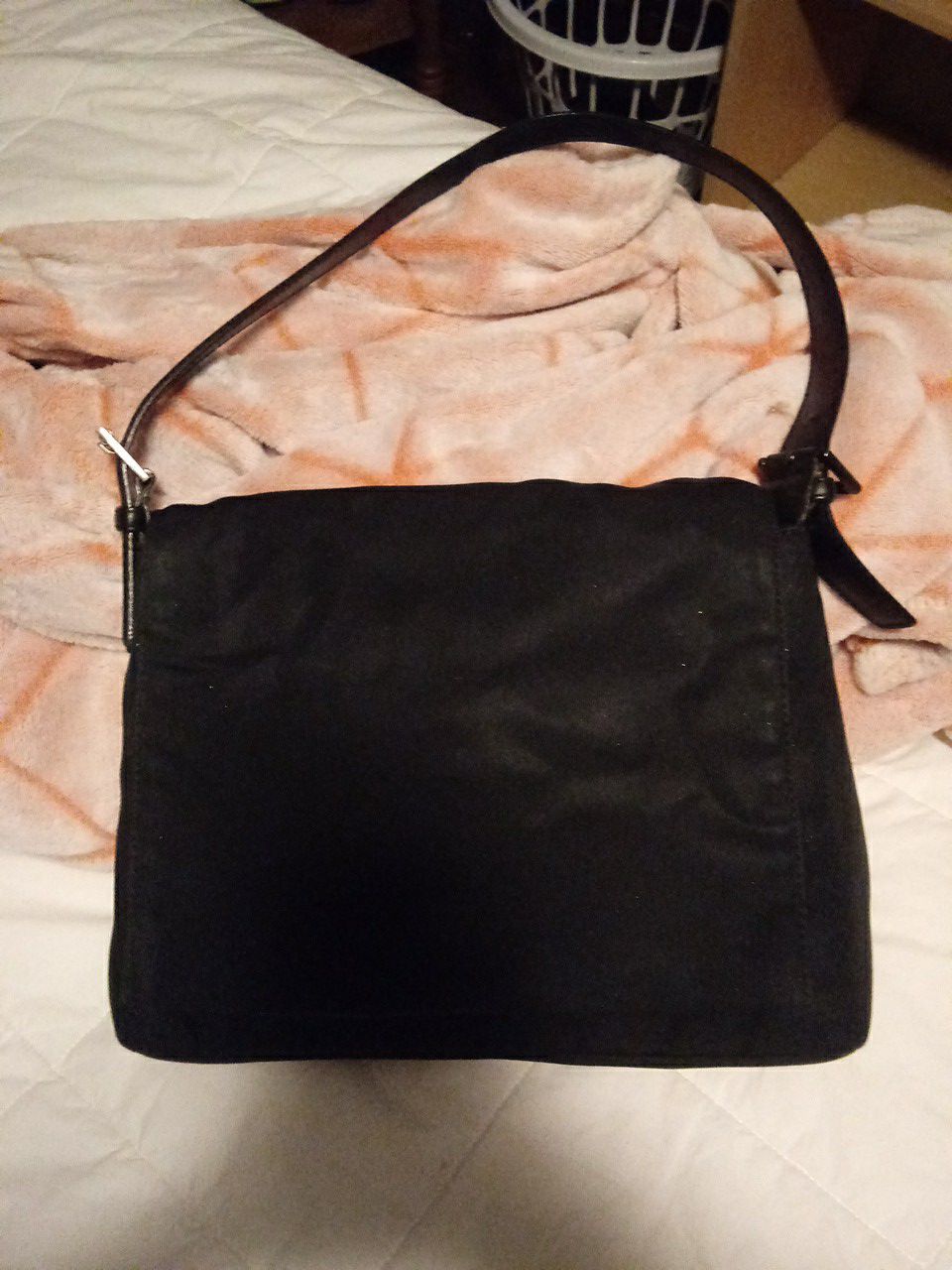 Very cute medium size black Coach bag