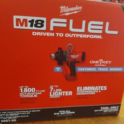 Milwaukee 1 In Fuel One Key Impact Wrench Tool Only 1800lbs