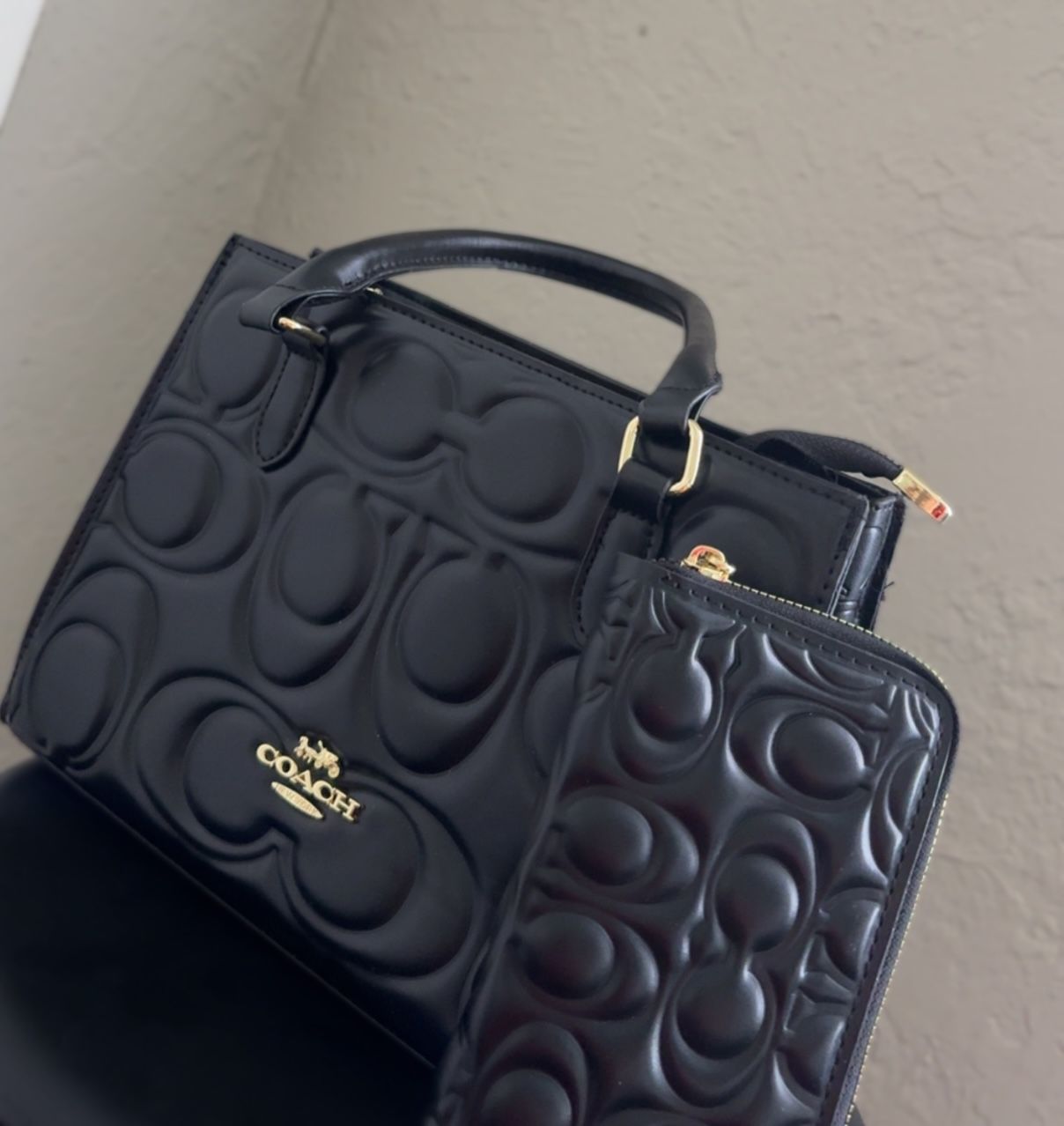 Coach Wallet And Purse Set