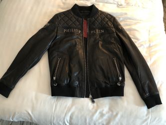 BRAND NEW PHILIP PLEIN LEATHER.JACKET 🇮🇹