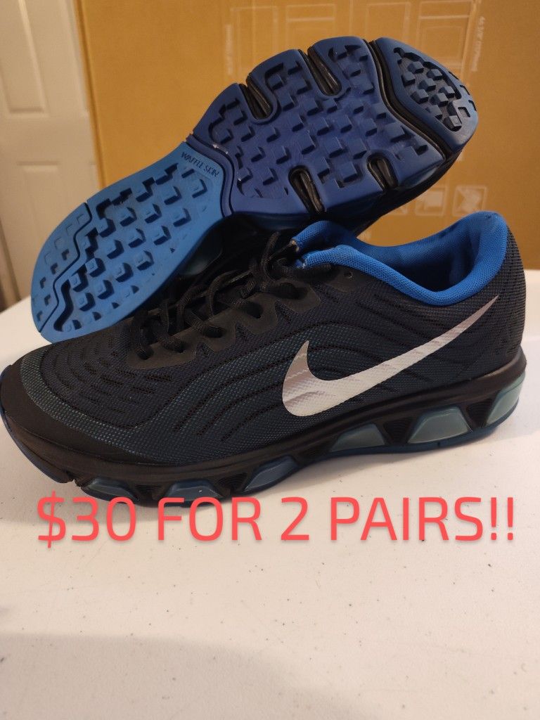 2 Pairs Of Running Shoes Used Cheap!