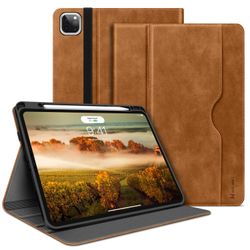 NEW! Vegan Leather Case For IPad Pro 12.9 2022 6th/5th/4th/3rd Geneation 2021 2020 2018