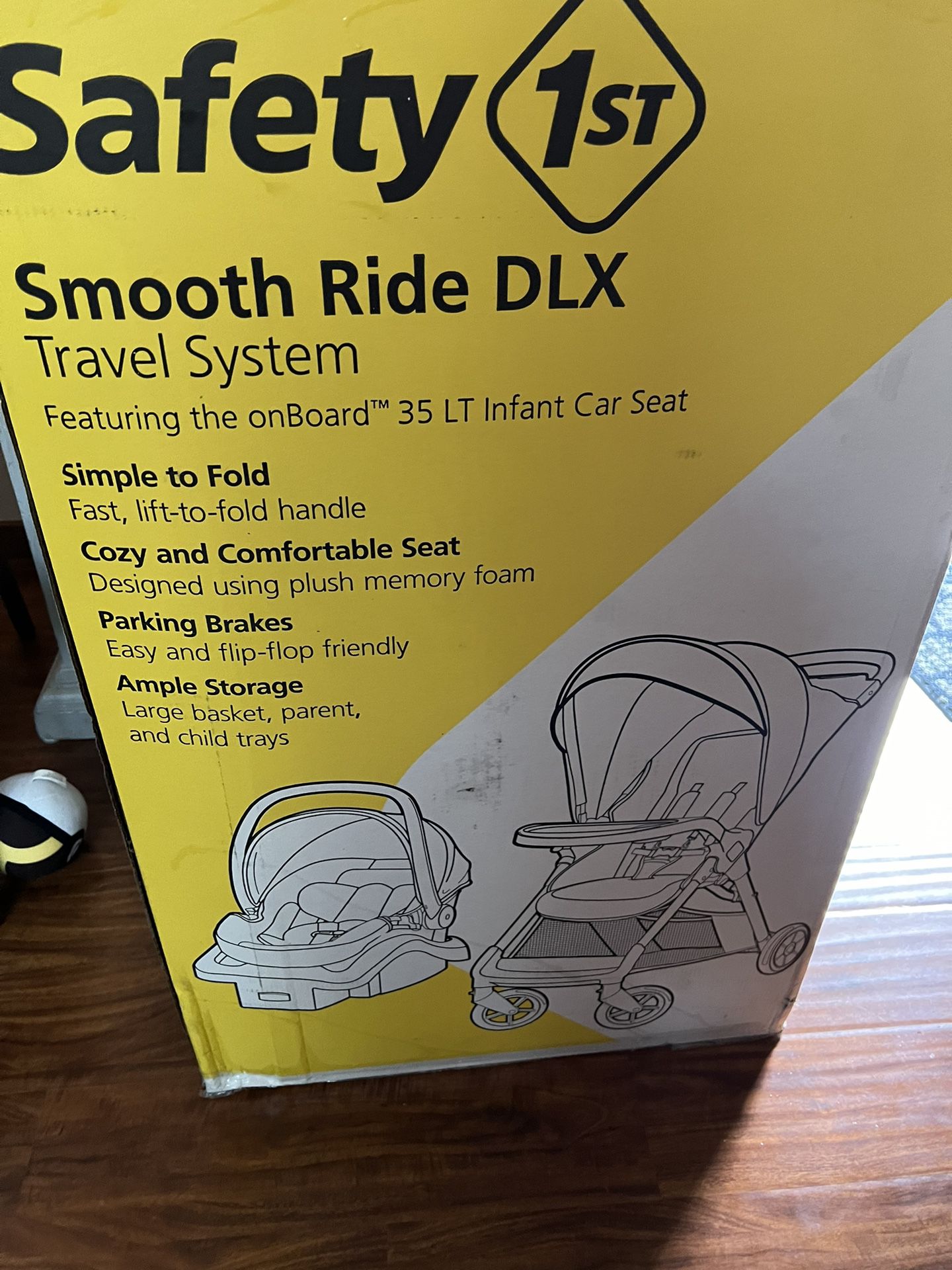 Safety 1st Smooth Ride DLX stroller Car Seat Travel System Combo Brand New In Box