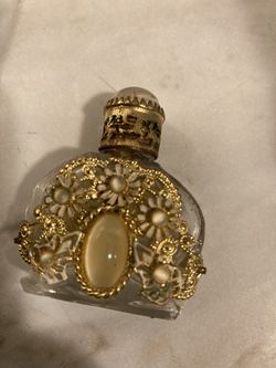 Antique perfume bottle very small Thumbnail