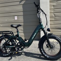 HEYBIKE Ranger 3.0 Pro Dual Suspension Torque Sensor 1200 Watt Peak Electric Bike In Green