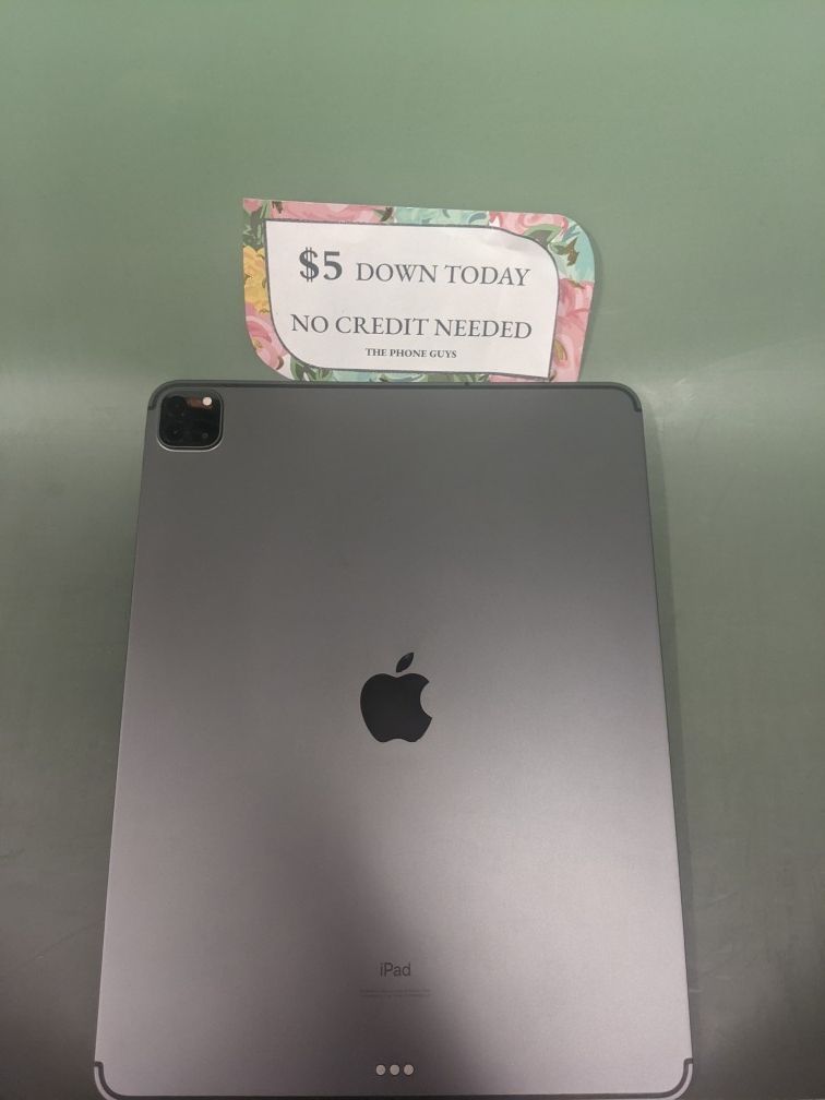 Apple IPad Pro 12.9 4th Gen Cellular 512gb - 5 Dollars Down No Credit Needed!