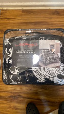 Ed Hardy 5-Piece Reversible Comforter Set