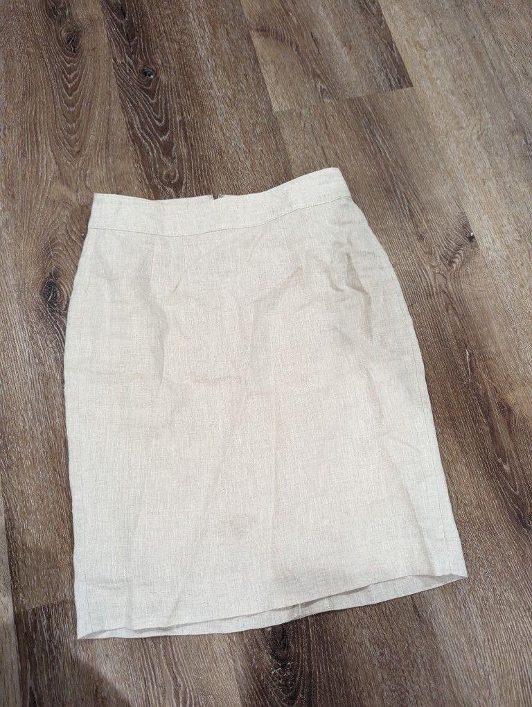 Banana republic linen skirt sz O