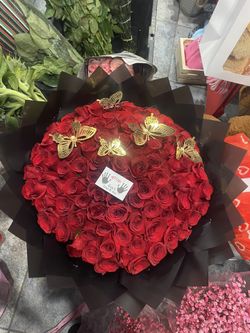 100 red rose ramo 