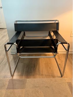 Designer Black Leather Chair