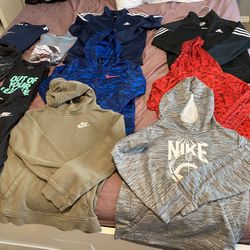 Boys Medium Hoodie & Shirts