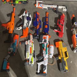 Batch Of Nerf Guns