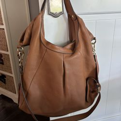 Vince Camuto Brown Leather Bag  