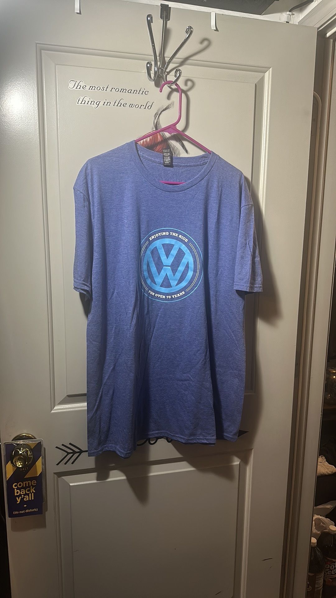 Driver Gear men XL blue Volkswagen shirt  NWOT