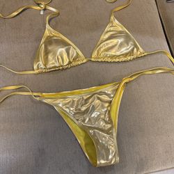 Gold Baby Suit For Women