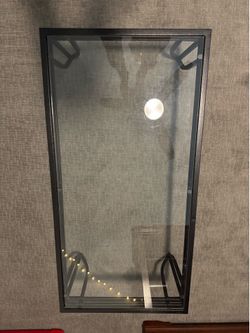 4 foot glass coffee table