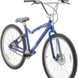 Hurley Hydrous 27.5 BMX Bicycle | Blue | Aluminum Alloy w/ MOVO Urban LS Helmet