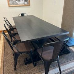 Custom Designed Farmhouse Dining Tables. 