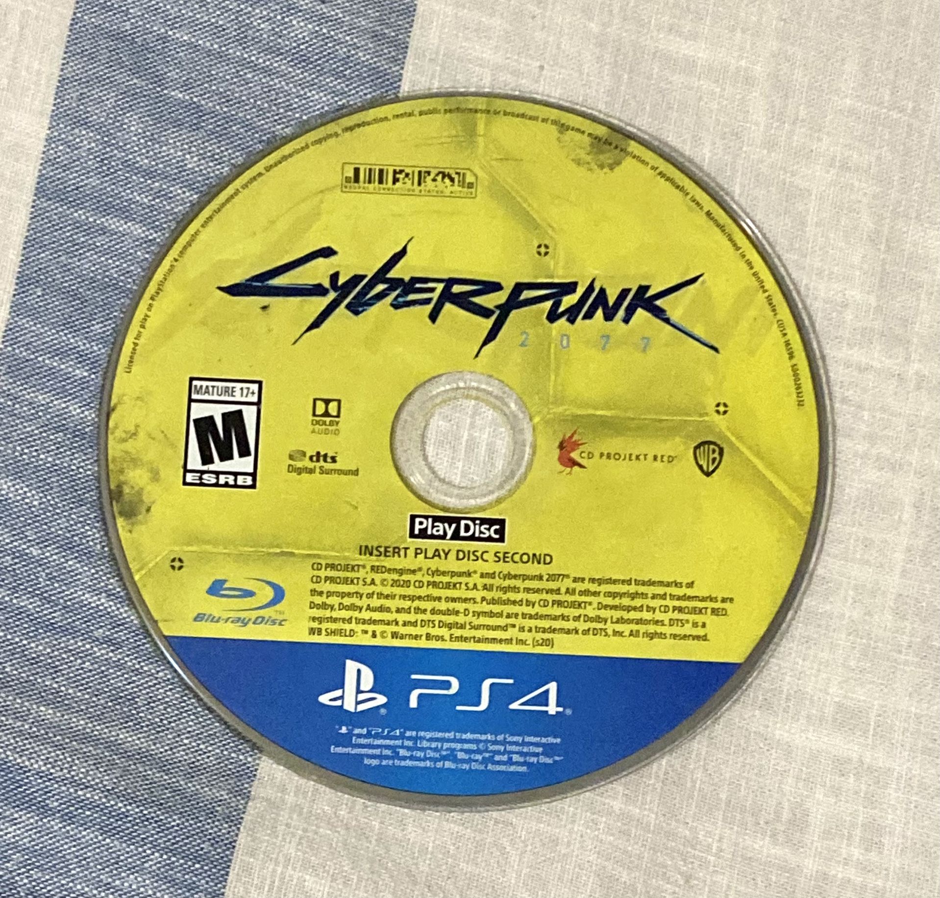 cyber punk 2077 ps4 game