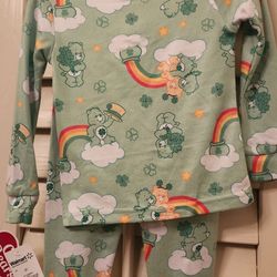 N.  Peoria Brand New care bears shirt pant sz 2 T  p j Irish rainbow st Patrick's day clovers Description Has Pickup Location Options 🍀