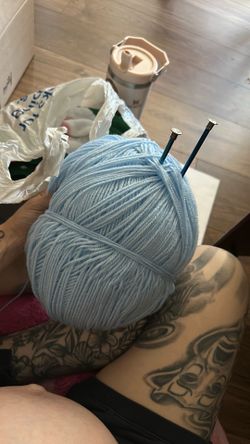 Yarn knitting sticks