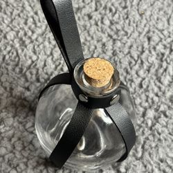 Leather Wrapped Potion bottle w/ Cork 