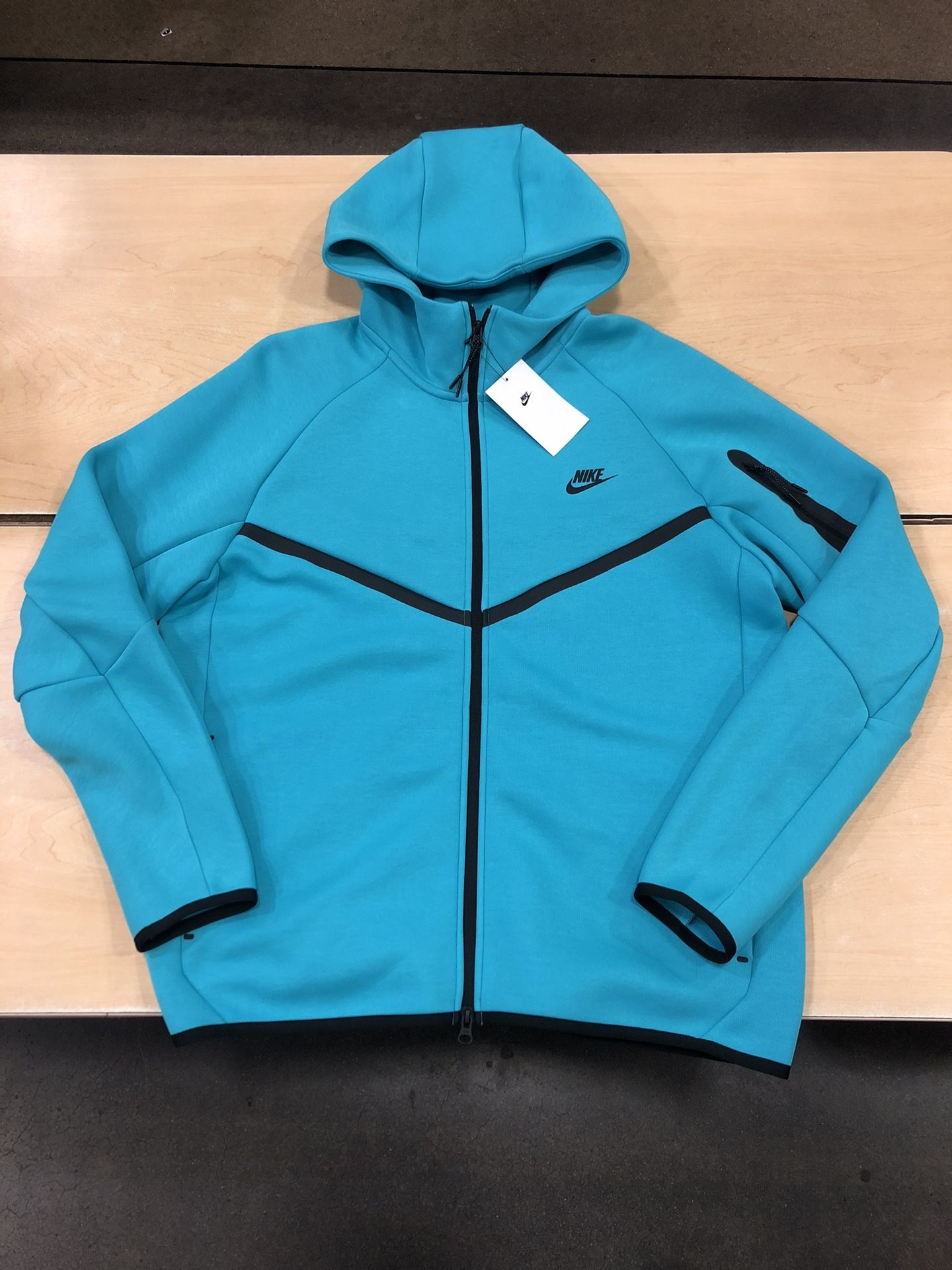 New Nike Tech Fleece Hoodie Jacket Dusty Cactus Men’s L Large