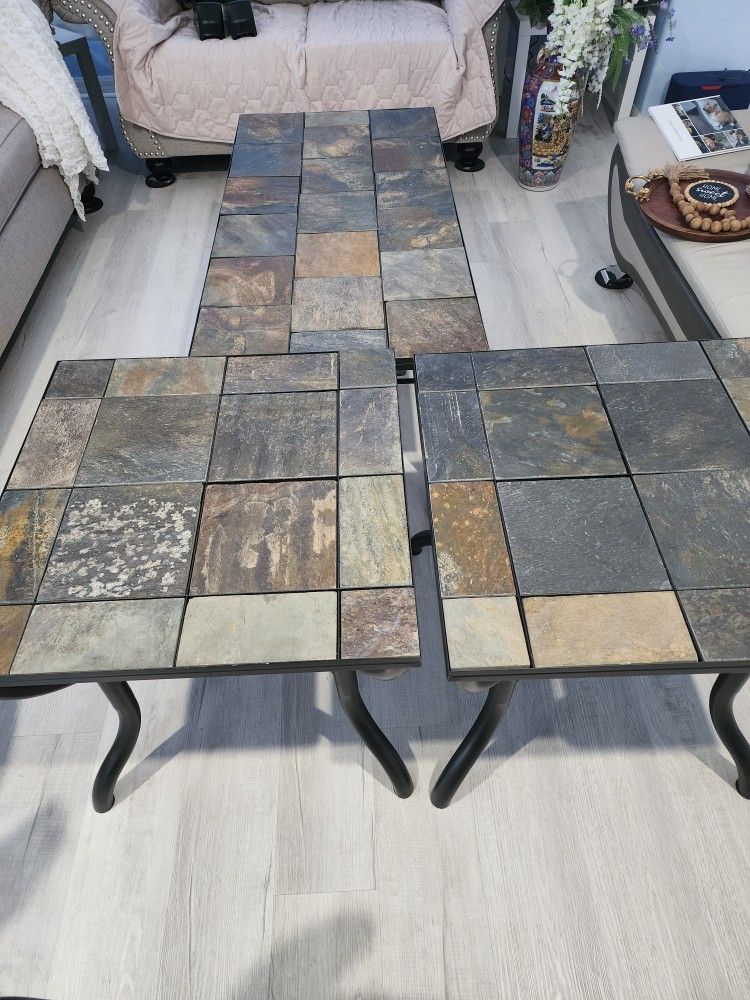 Coffee Table With 2 Side Tables